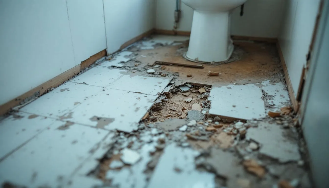Deteriorating Bathroom Flooring in Minneapolis